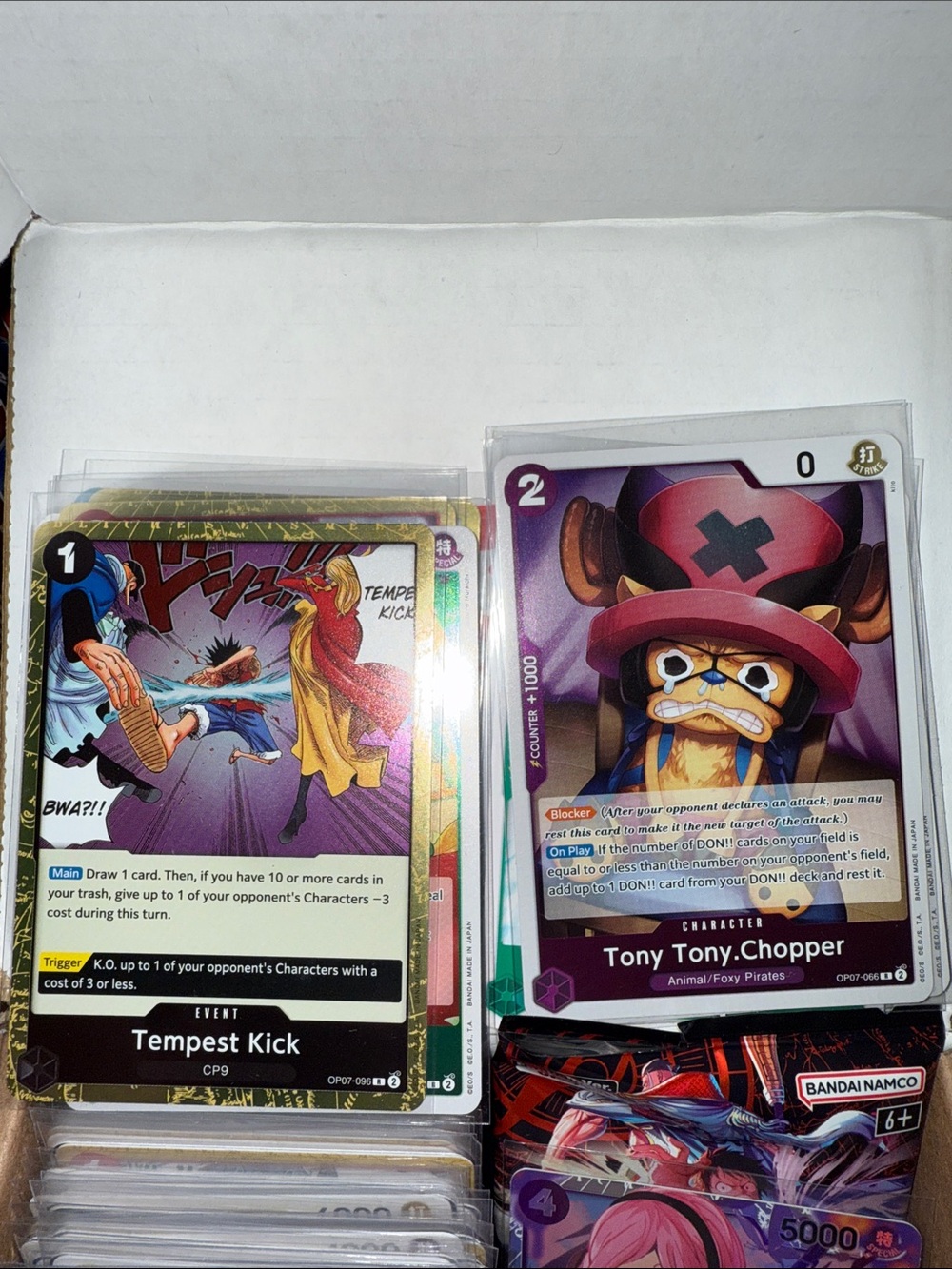 One Piece Trading Card - Green Monkey.D.Luffy & small box of cards - Picture 4 of 4